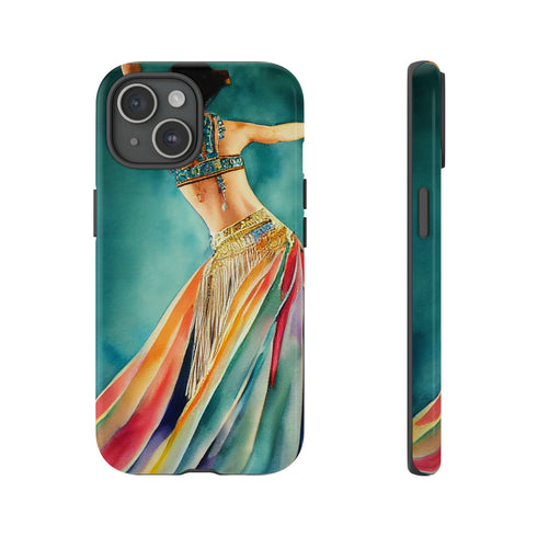 TEMPLATE: Impact Resistant Phone Case iPhone 15 Glossy